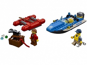 Конструктор из серии Lego City - Погоня по горной реке City Police (Lego, 60176-L)